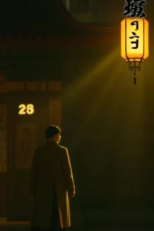《雾港来信》悬疑剧集竖版海报，雨夜码头与灯塔剪影