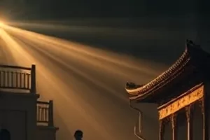《老放映机》封面，胶片盘与齿轮
