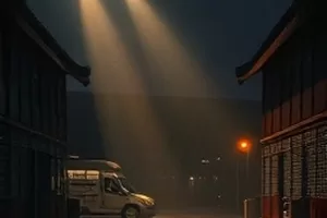 《第二次告别》封面，站台挥手与行李箱